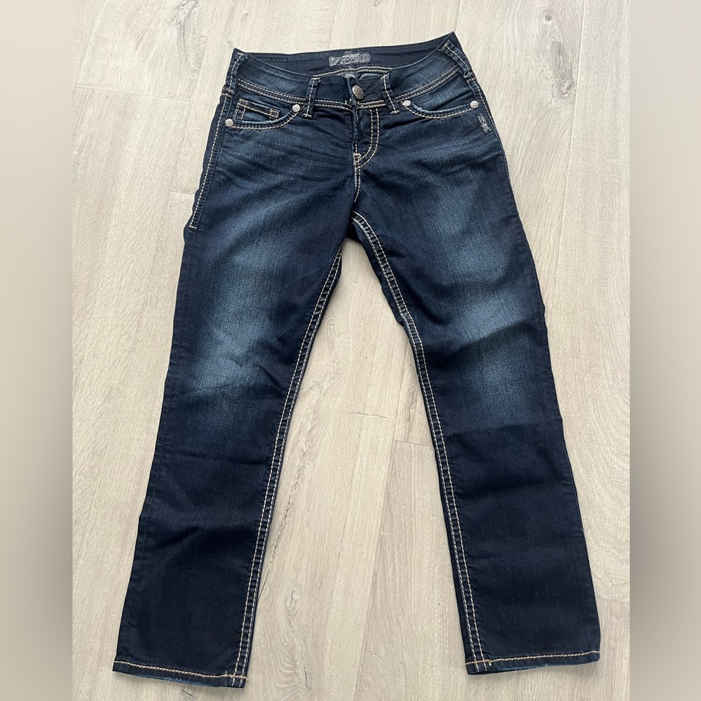 Silver lightweight denim